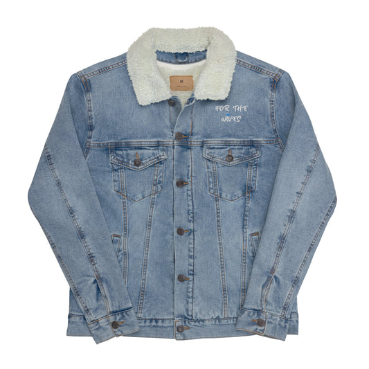 For The Wives Denim Sherpa Jacket